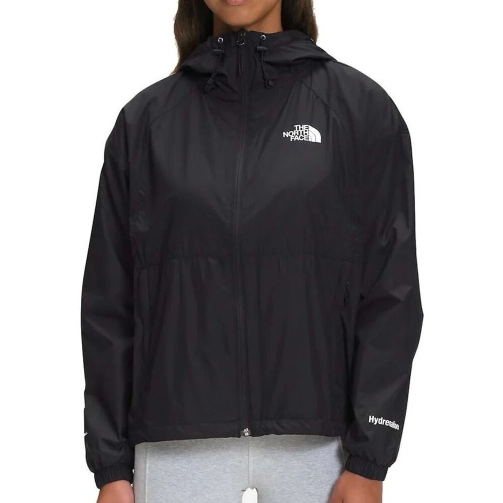 The North Face Women's Hydrenaline 2000 Packable Hooded Full Zip Jacket BLACK
